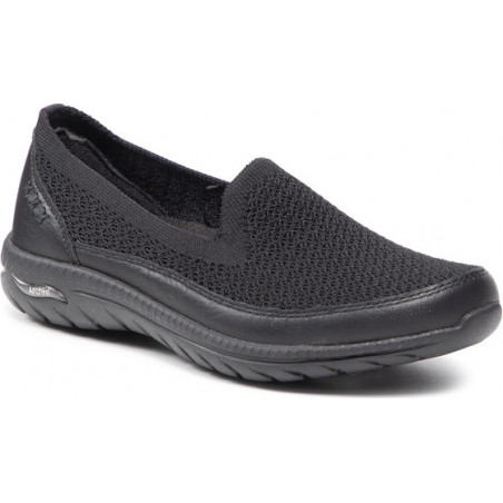 Półbuty Skechers z płaską podeszwą w stylu casual
