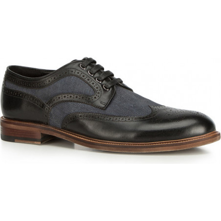 Półbuty Wittchen sznurowane ze skóry