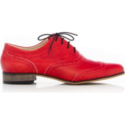 Półbuty Zapato w stylu casual sznurowane z płaską podeszwą