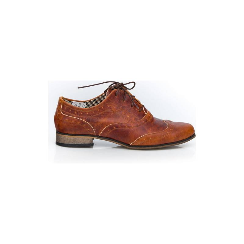 Półbuty Zapato w stylu klasycznym ze skóry