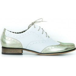 Półbuty Zapato w stylu retro sznurowane