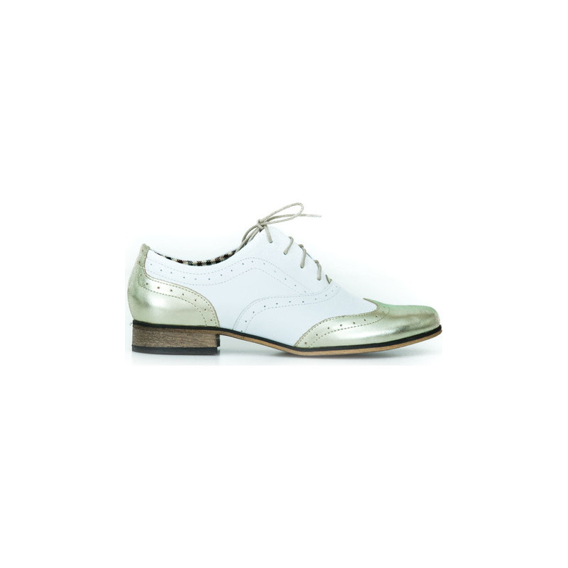 Półbuty Zapato w stylu retro sznurowane