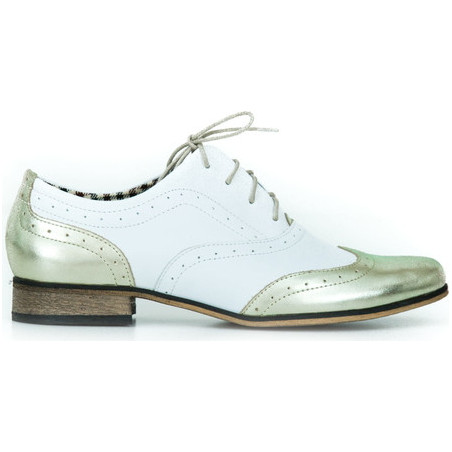 Półbuty Zapato w stylu retro sznurowane