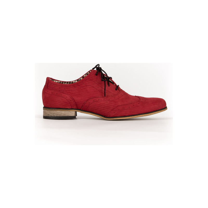 Półbuty Zapato w stylu retro ze skóry
