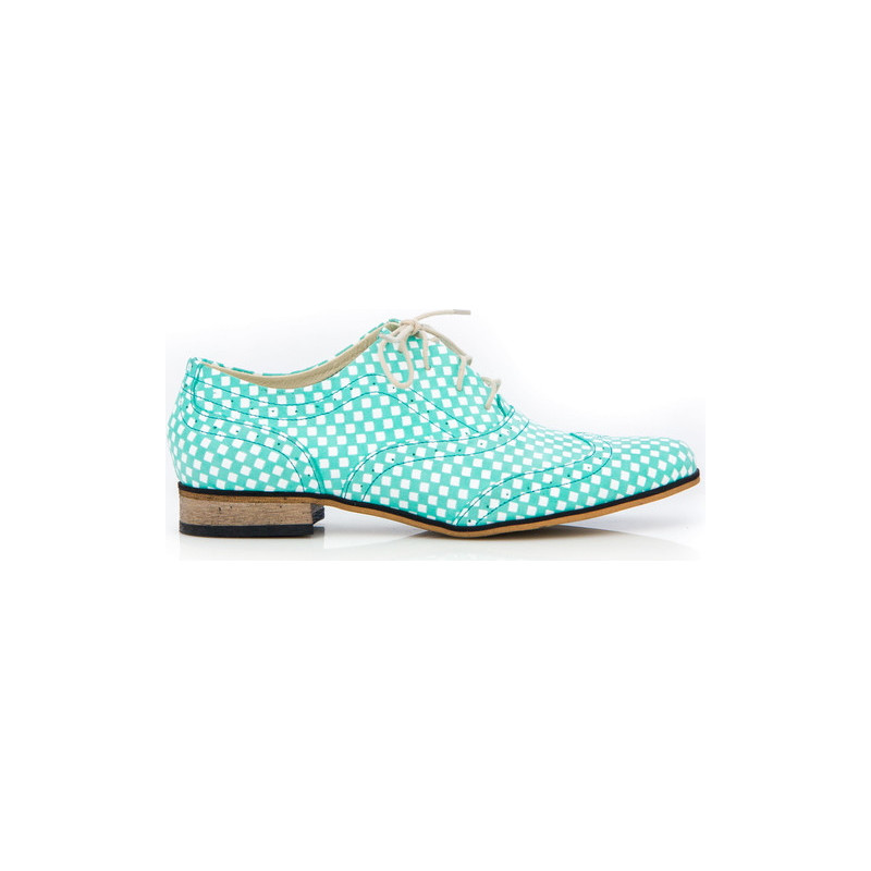 Półbuty Zapato z płaską podeszwą sznurowane ze skóry