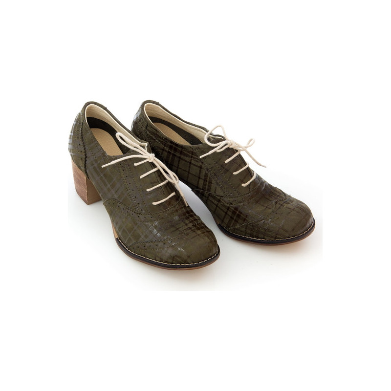 Półbuty Zapato ze skóry sznurowane w stylu casual