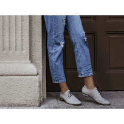 Półbuty Zapato ze skóry w stylu boho