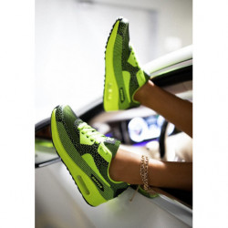 Renee lime green buty sportowe candy