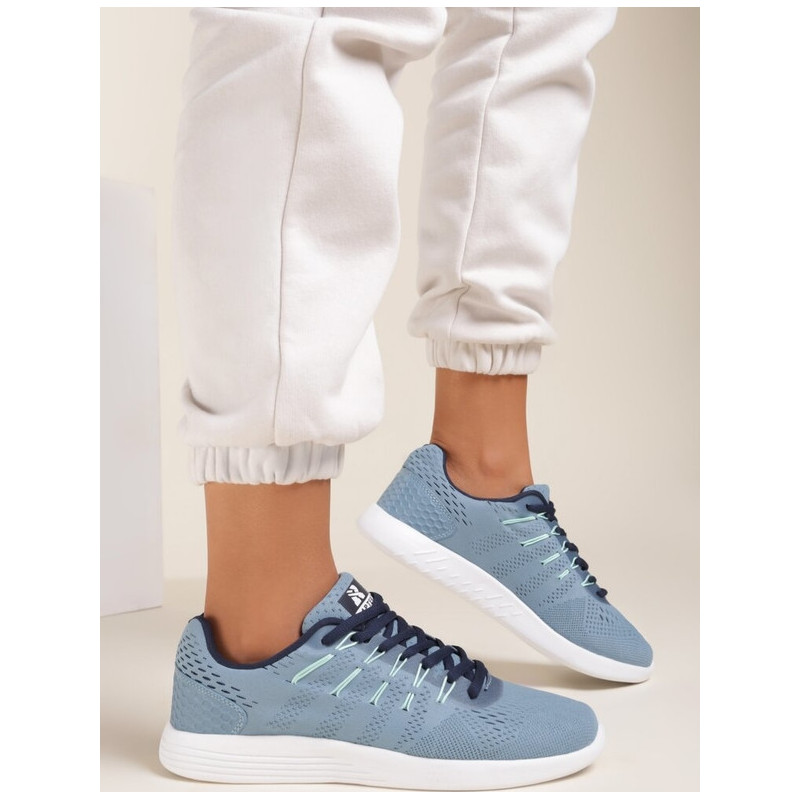 Renee niebieskie buty sportowe everybody run!