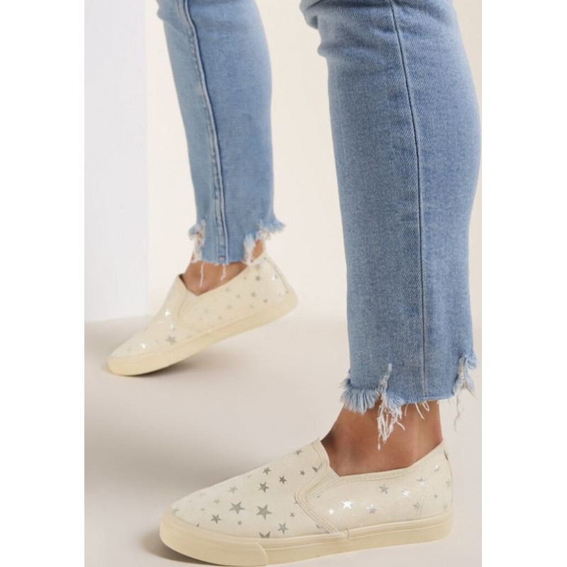 Renee żółte slip on were on it