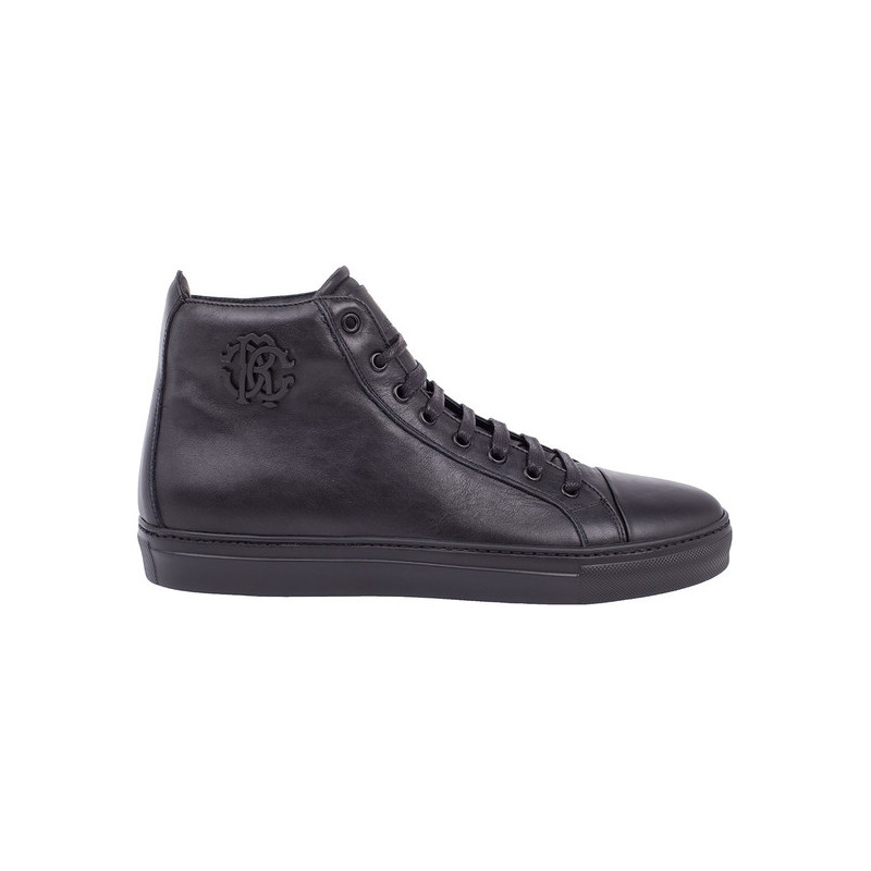 ROBERTO CAVALLI skórzane włoskie sneakersy -50%%%