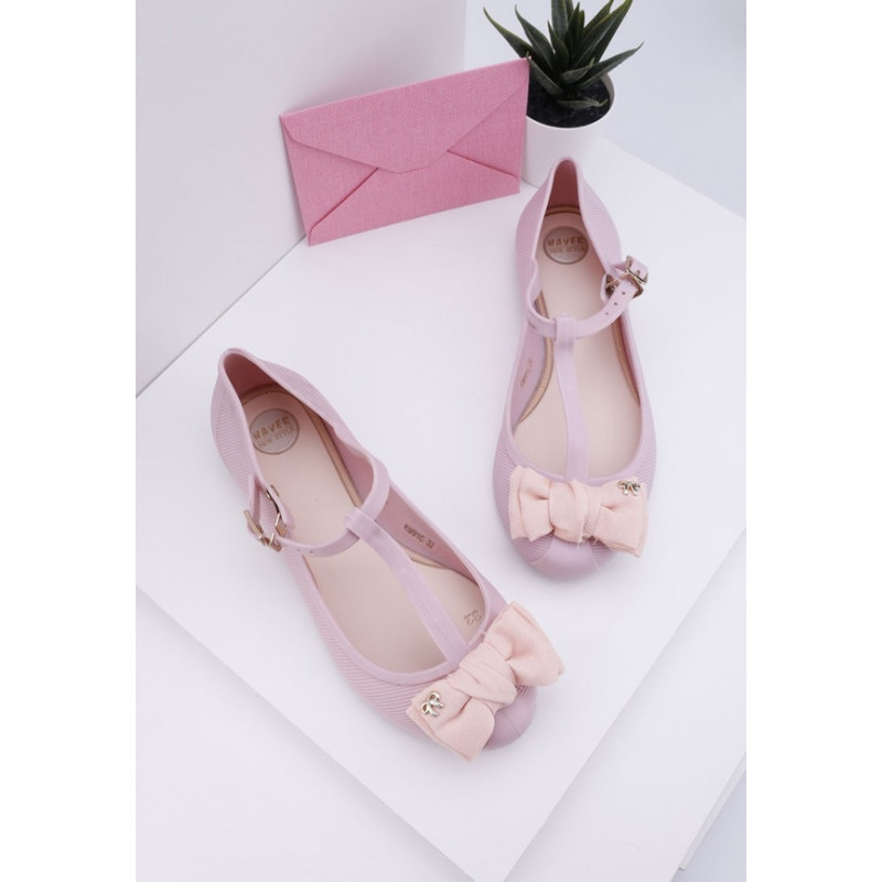 Różowe balerinki Yourshoes