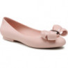 Różowe baleriny Melissa w stylu casual