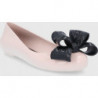 Różowe baleriny Melissa z płaską podeszwą w stylu casual