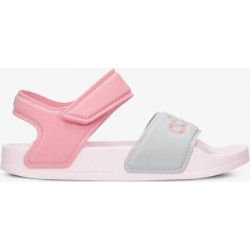 Różowe buty dziecięce letnie Adidas na rzepy