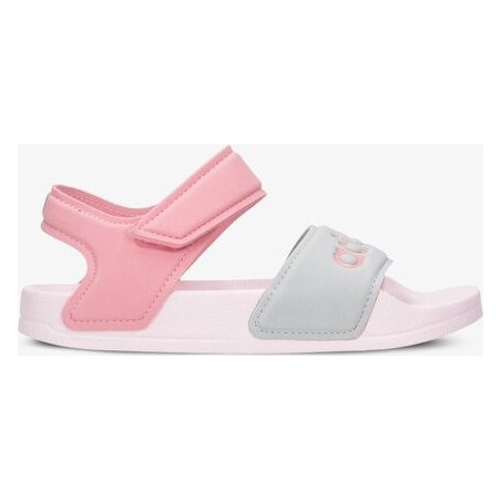 Różowe buty dziecięce letnie Adidas na rzepy