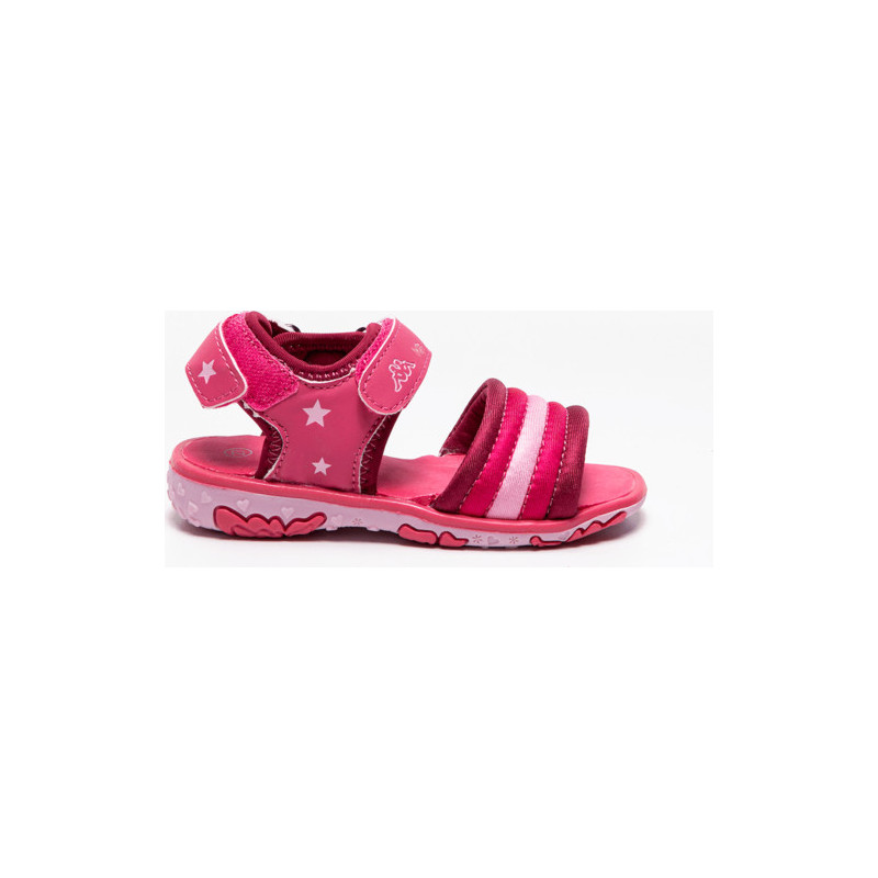 Różowe buty dziecięce letnie Kappa dla dziewczynek
