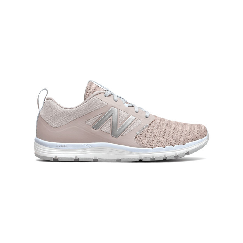 Różowe buty sportowe New Balance z płaską podeszwą