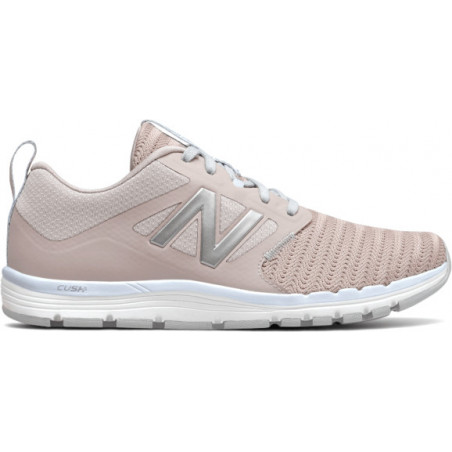 Różowe buty sportowe New Balance z płaską podeszwą