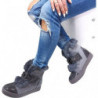 Botki Coco Perla z zamszu w stylu glamour