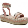 Różowe espadryle DeeZee w stylu casual