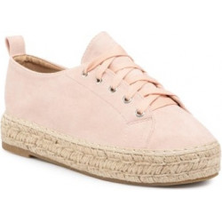 Różowe espadryle Jenny Fairy w młodzieżowym stylu