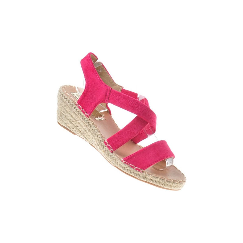 Różowe espadryle Pantofelek24